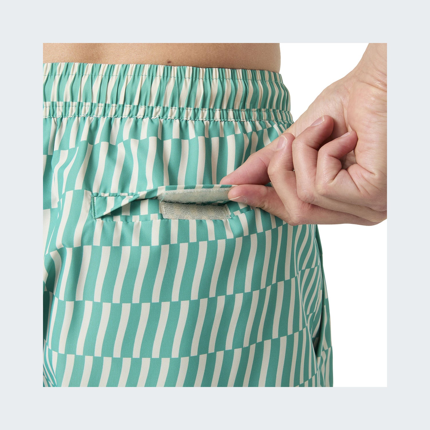 472 - Dark Mint Offset Stripe Ao