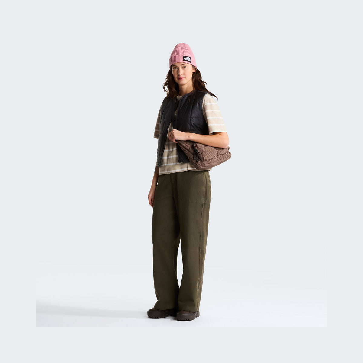 Taupe TNF Open Stripe