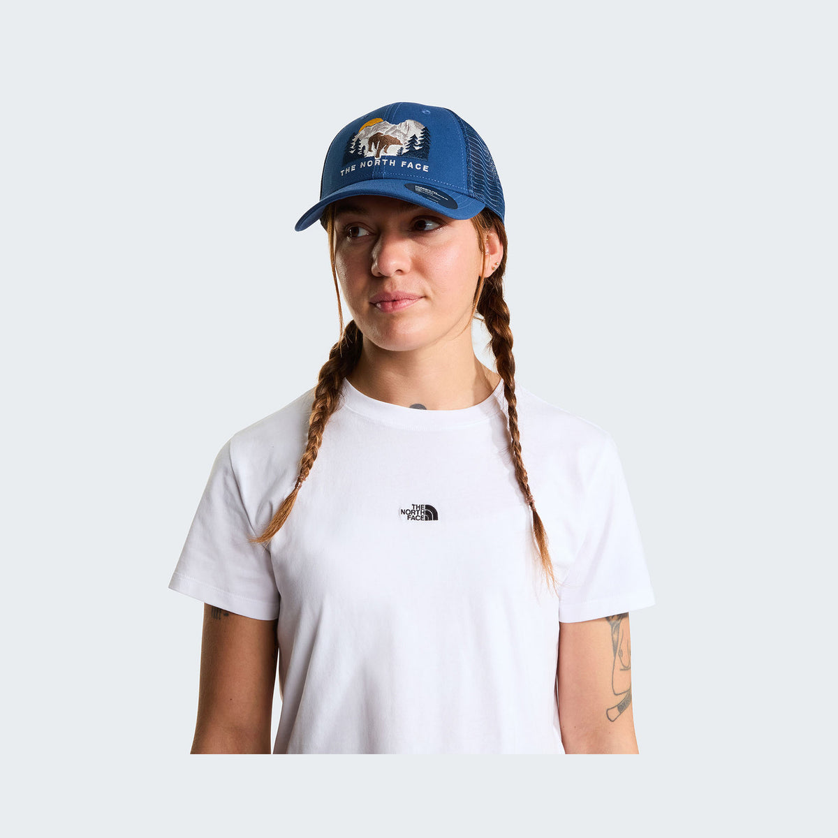 Shady Blue/Bear Graphic