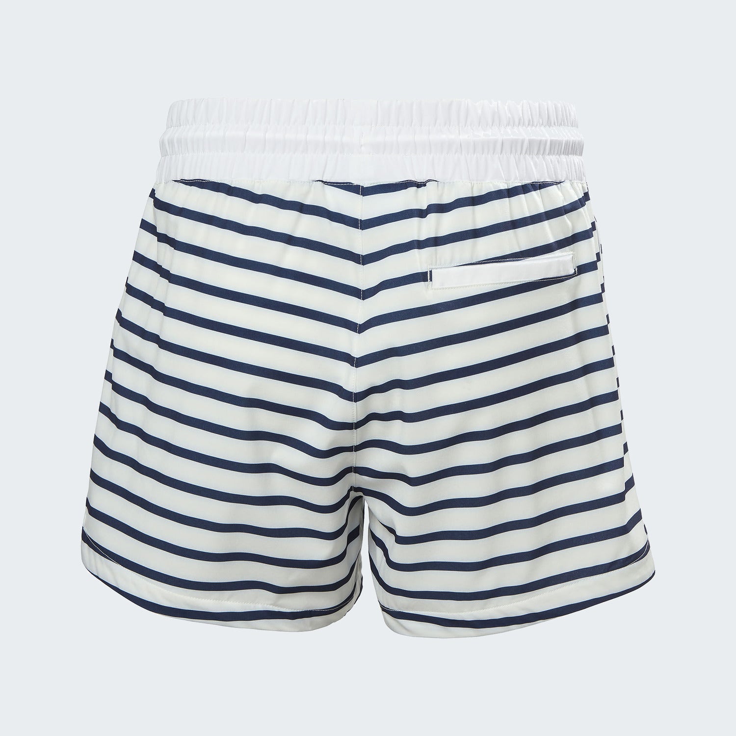 001 - White Navy Stripe