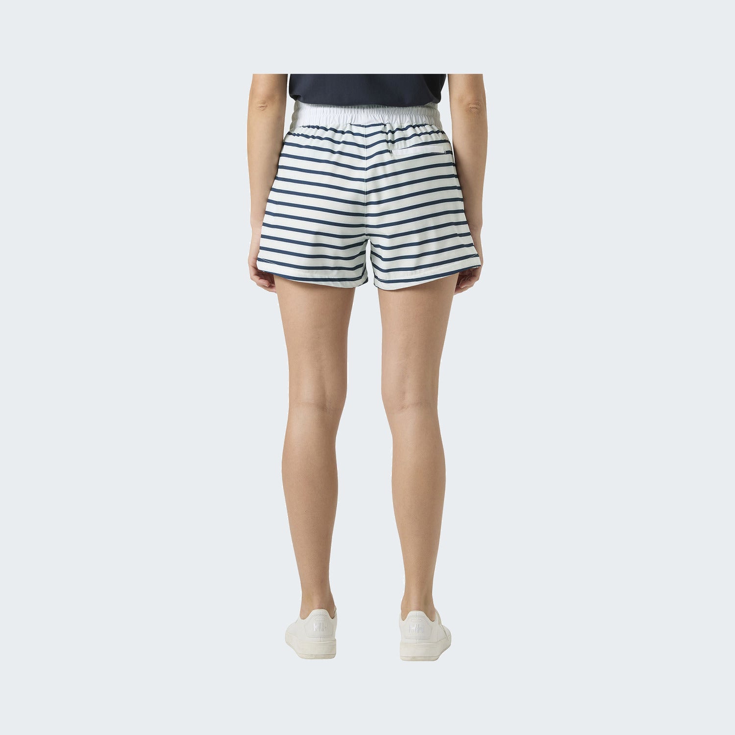 001 - White Navy Stripe