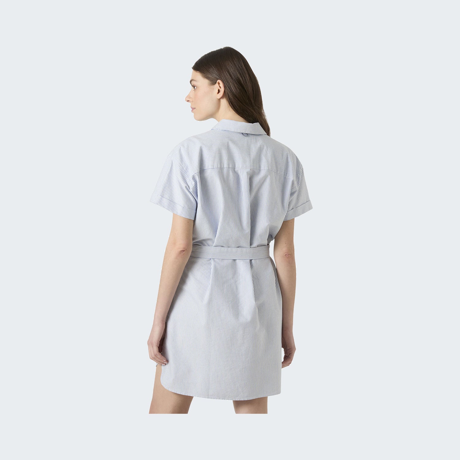 627 - Bright Blue/White Stripe