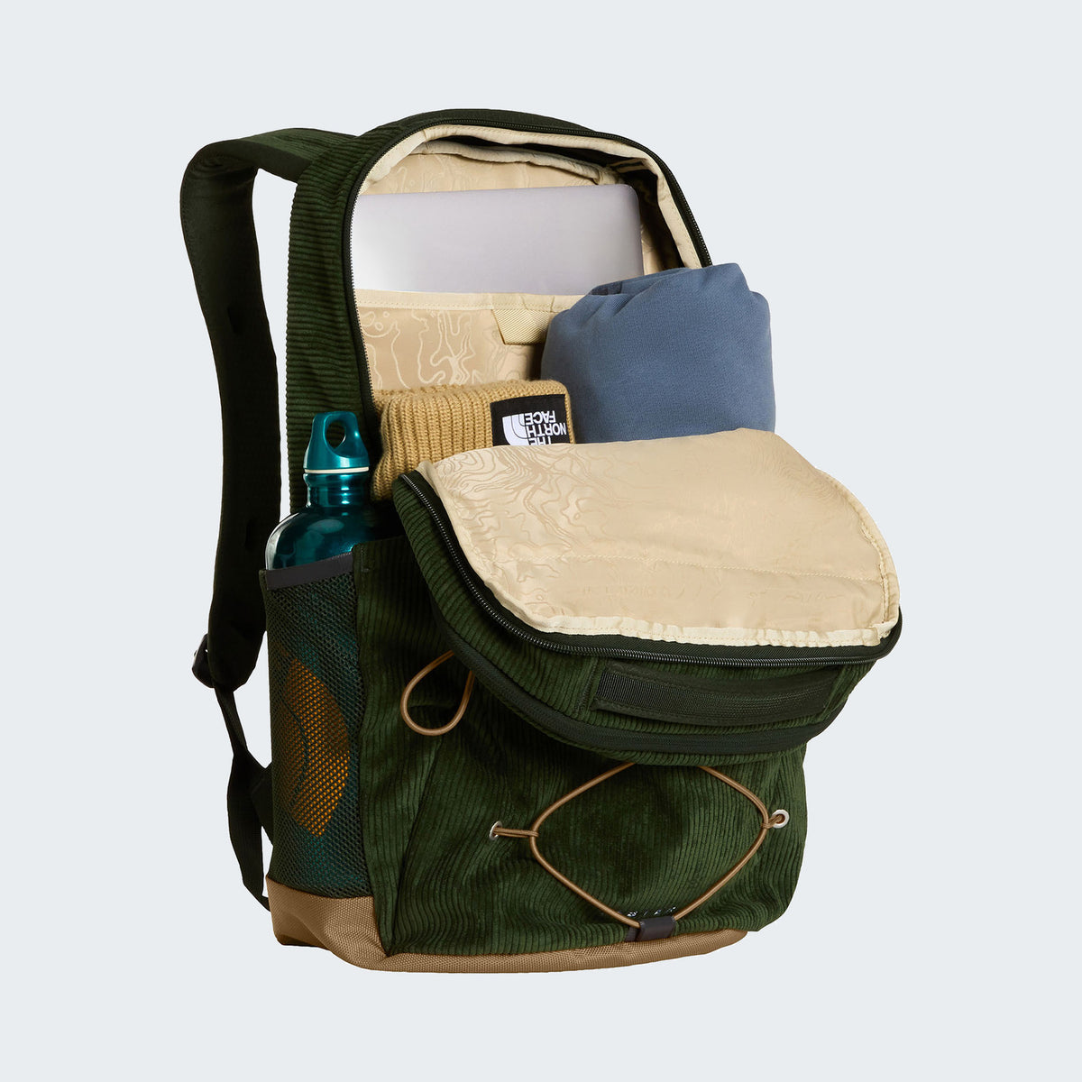 Bottle Green/Leather Brown