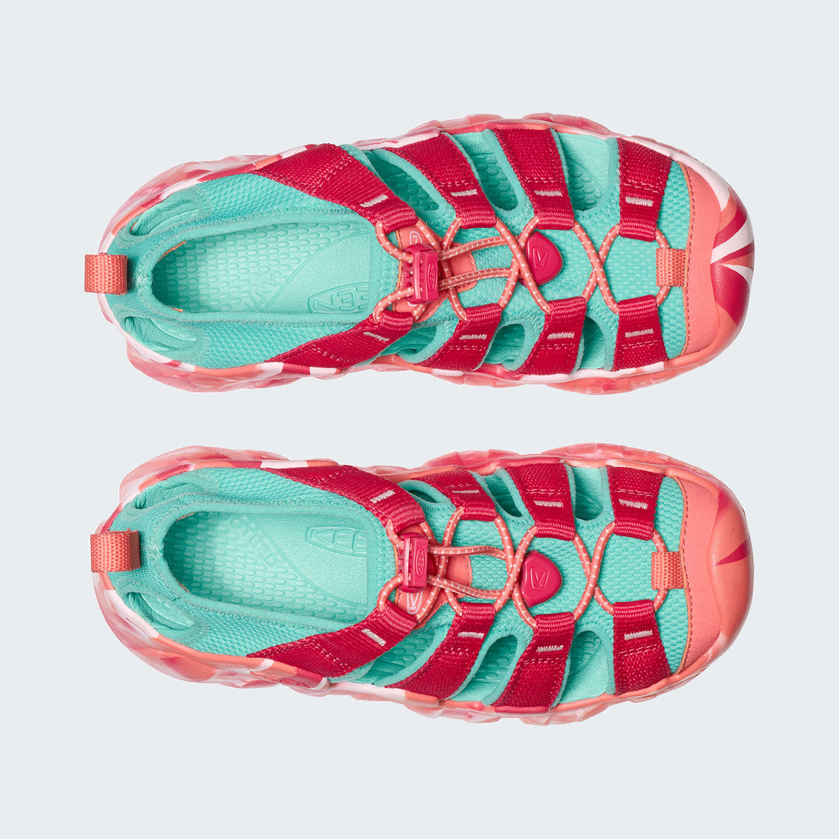 Raspberry/Pool Blue