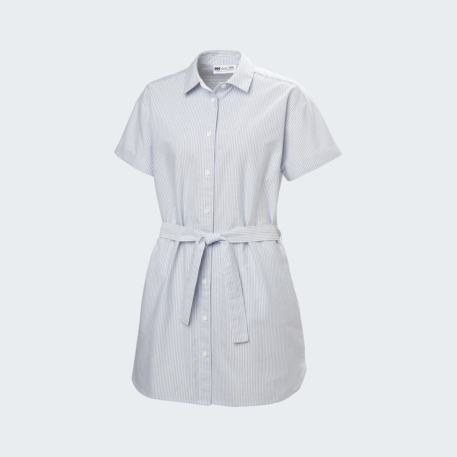 627 - Bright Blue/White Stripe