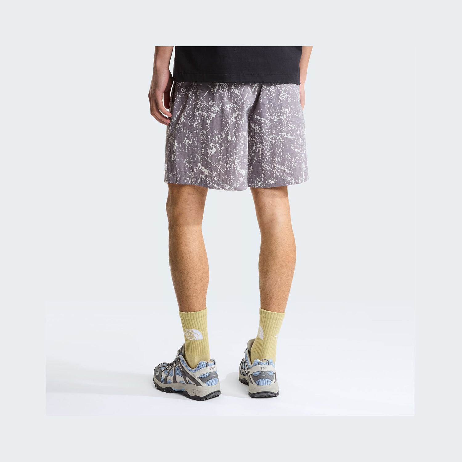 Transcendent Grey Rock Texture Print