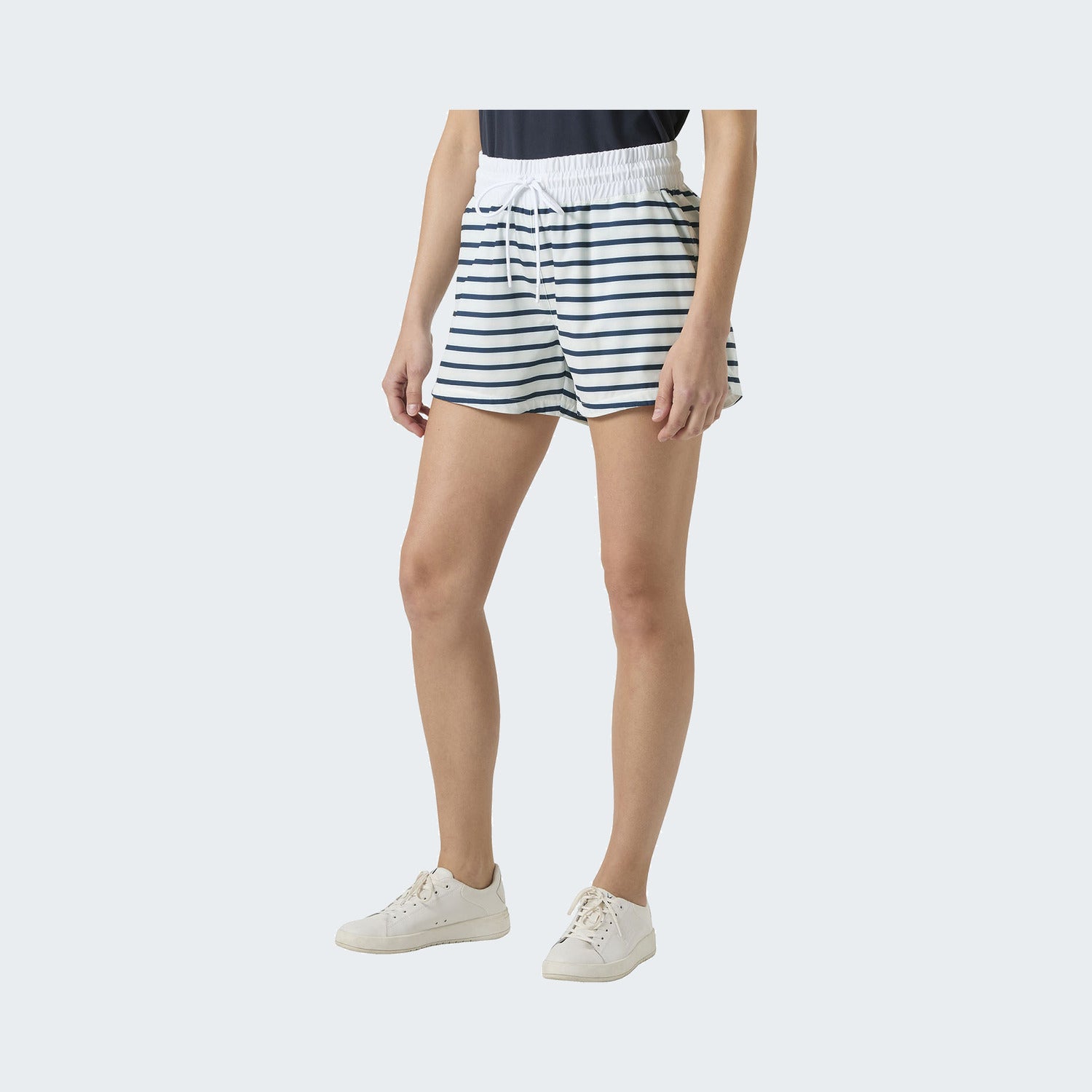 001 - White Navy Stripe