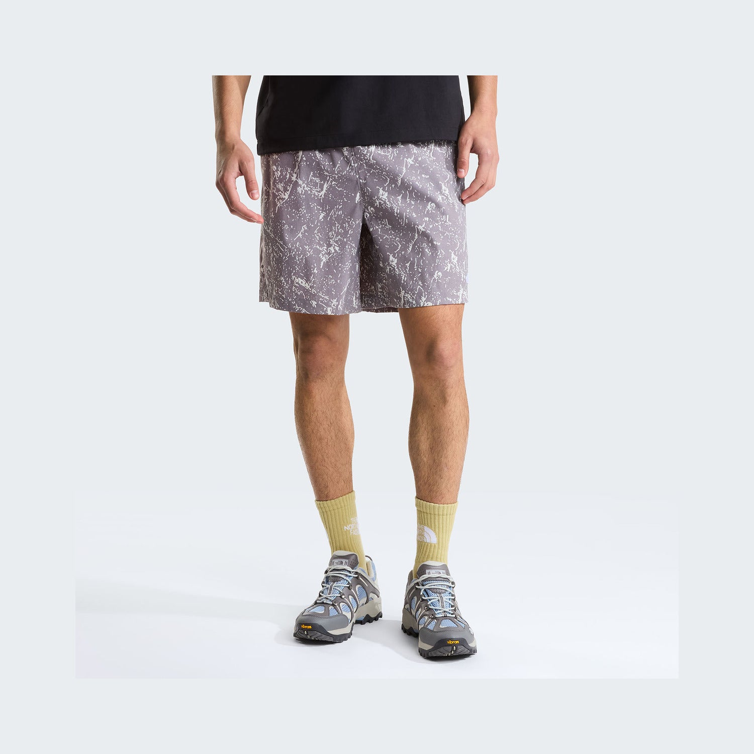 Transcendent Grey Rock Texture Print