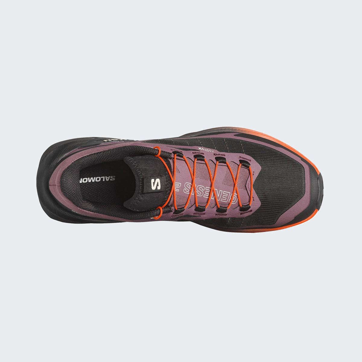 Huckleberry/Black/Red Orange